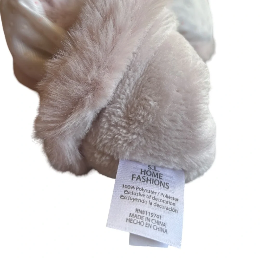 Pink Sherpa Fleece Baby Booties 3 Months NWOT